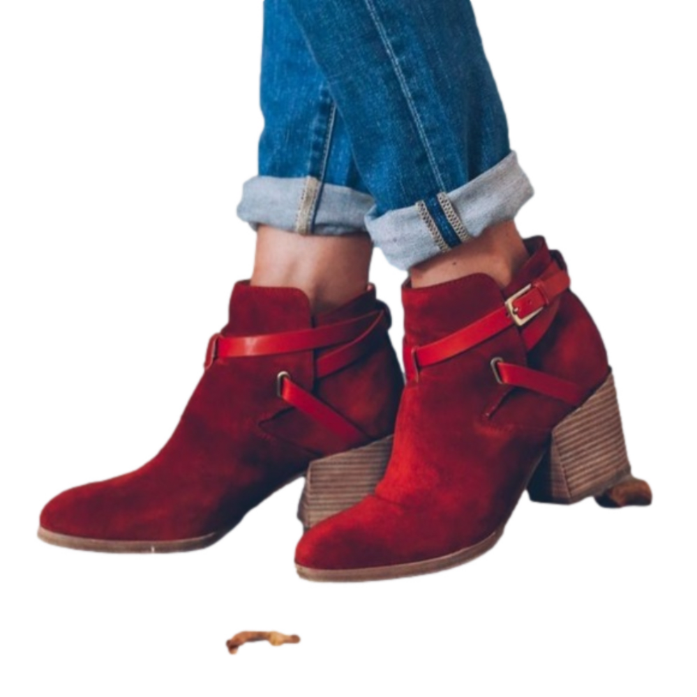 Belle suede ankle boot